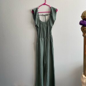 Monteau Sage Green Jumpsuit
